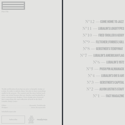 Flat File - Herb Lubalin Study Center