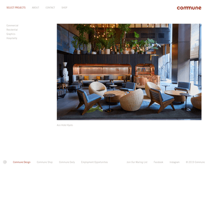 Commune Design | Selected Projects