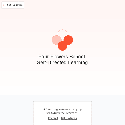 Four Flowers School · Self-Directed Learning