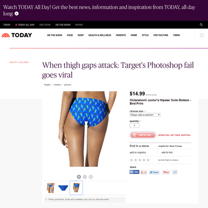 When thigh gaps attack: Target's Photoshop fail goes viral