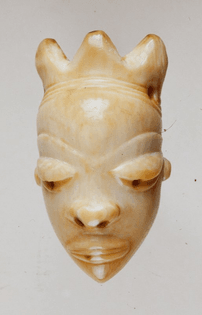 Miniature mask, early 20th C, Pende