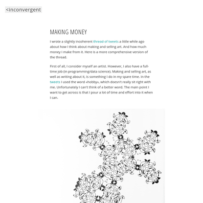 Making Money · inconvergent