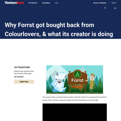 Why Forrst got bought back from Colourlovers, &amp; what its creator is doing next