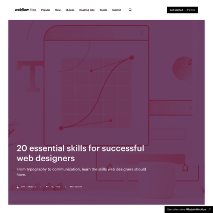 20 essential skills for successful web designers | Webflow Blog