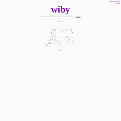 Wiby - Search Engine for the Classic Web