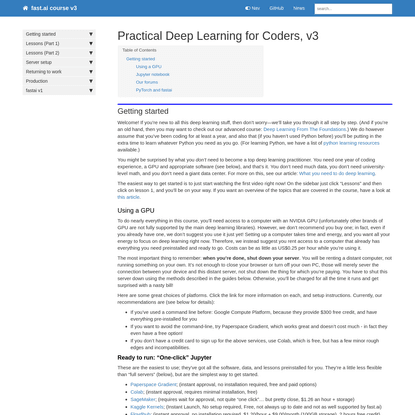 Practical Deep Learning for Coders, v3