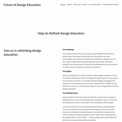 Future of Design Education
