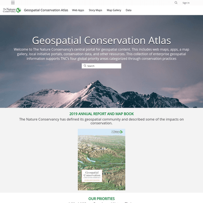 Geospatial Conservation Atlas