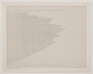 Charles Gaines, Regression: Drawing #5, Group #2 [1973-74]