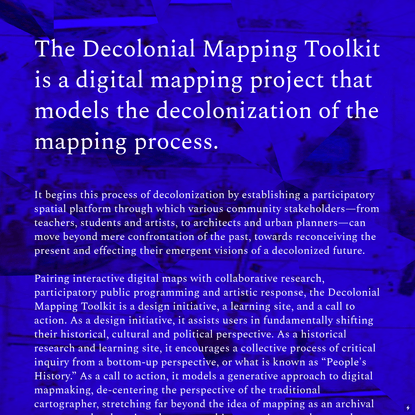 Decolonial Mapping Toolkit