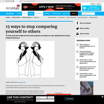 15 ways to stop comparing yourself to others