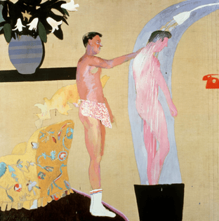 David Hockney ✺ Domestic Scene, Los Angeles (1963)
