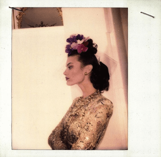 Shalom Harlow | Chanel Spring/Summer 1996 Couture Hair by Odile Gilbert
