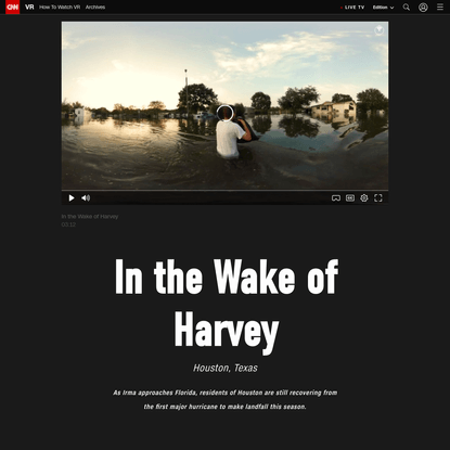 In the Wake of Harvey