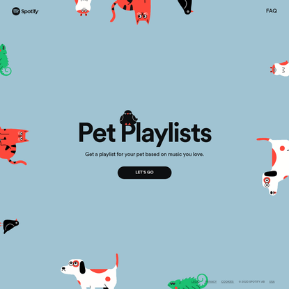 Pet Playlists by Spotify