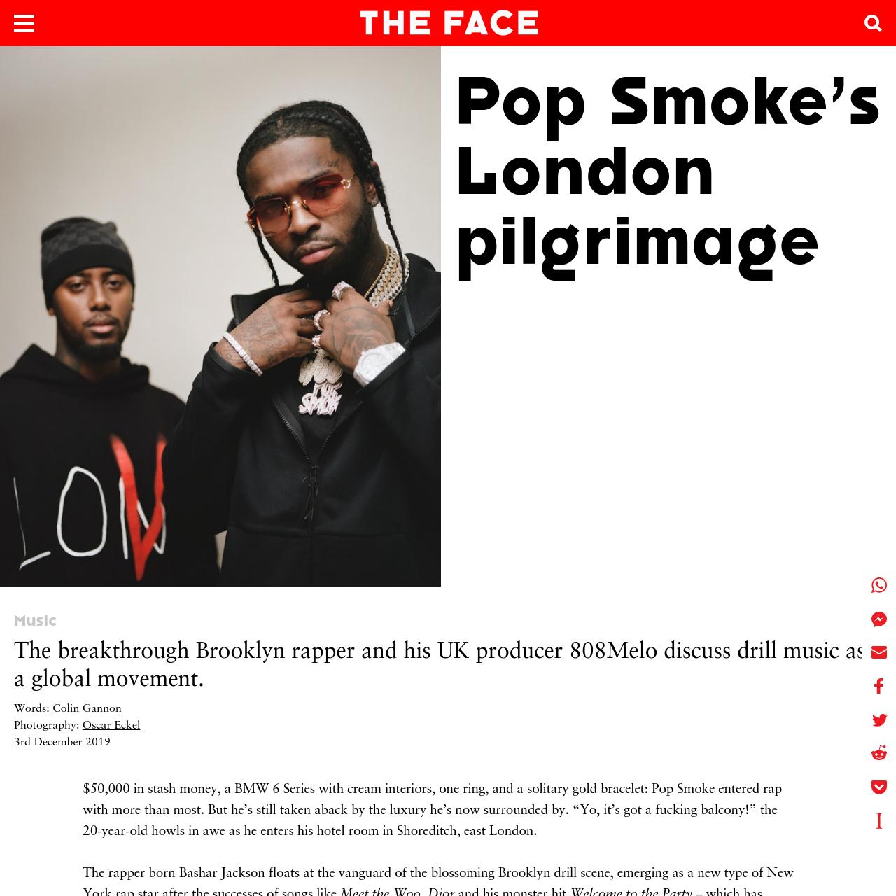 Pop Smoke's London pilgrimage