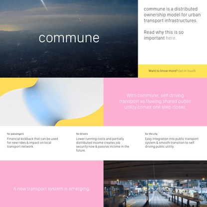 commune - shared movement