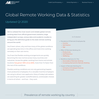 Amazing Remote Working Statistics &amp; Charts (2020 Update)