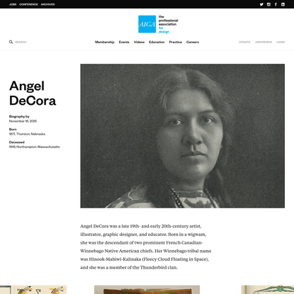 Angel DeCora's Design Journey