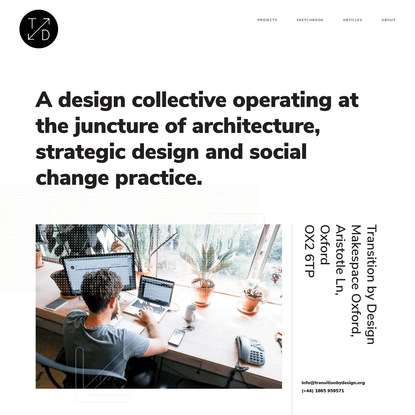 A design collective operating at the juncture of architecture, strategic design and social change practice.