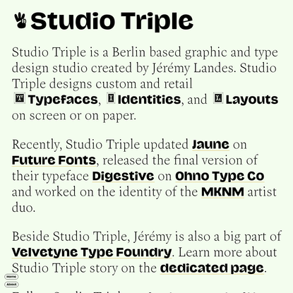 Studio Triple
