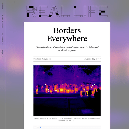 Borders Everywhere - Real Life