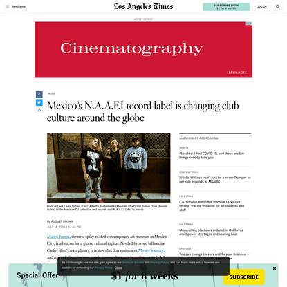 Mexico's N.A.A.F.I record label is changing club culture around the globe