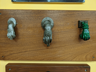 Door knobs from Bank of Materials, Porto