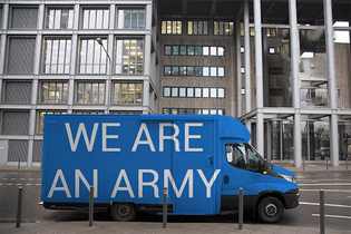 WE ARE AN ARMY (MANUFACTURED PROTEST PRODUCTS by Lénie Blue)