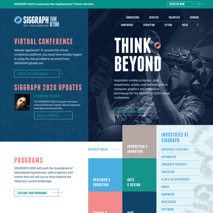 SIGGRAPH 2020 - SIGGRAPH