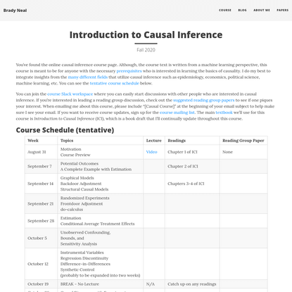 Introduction to Causal Inference