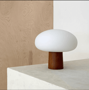 Frosted Mushroom Lamp