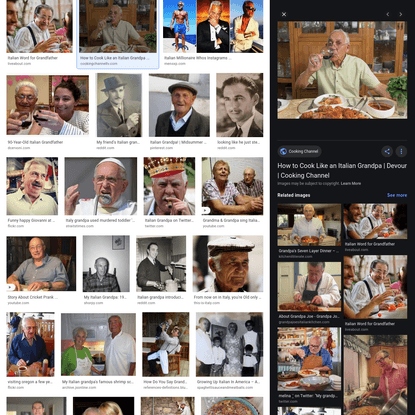 italian grandpa - Google Search