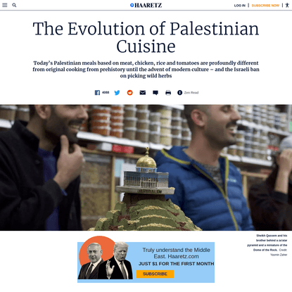 The evolution of Palestinian cuisine