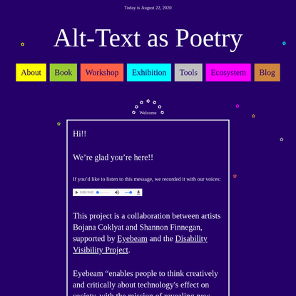 Alt-Text as Poetry
