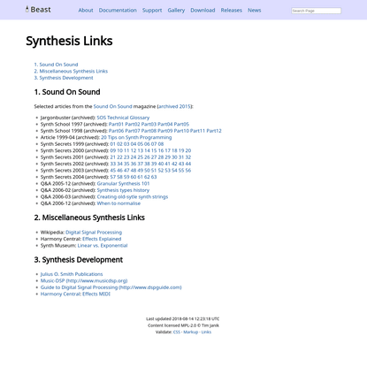 Synthesis Links
