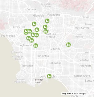 LA Community Fridges - Google My Maps