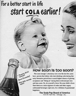Start cola earlier (fake ad)