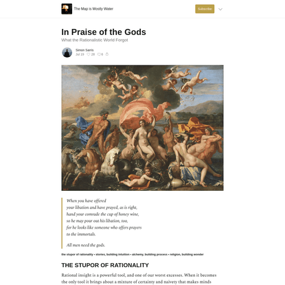 In Praise of the Gods