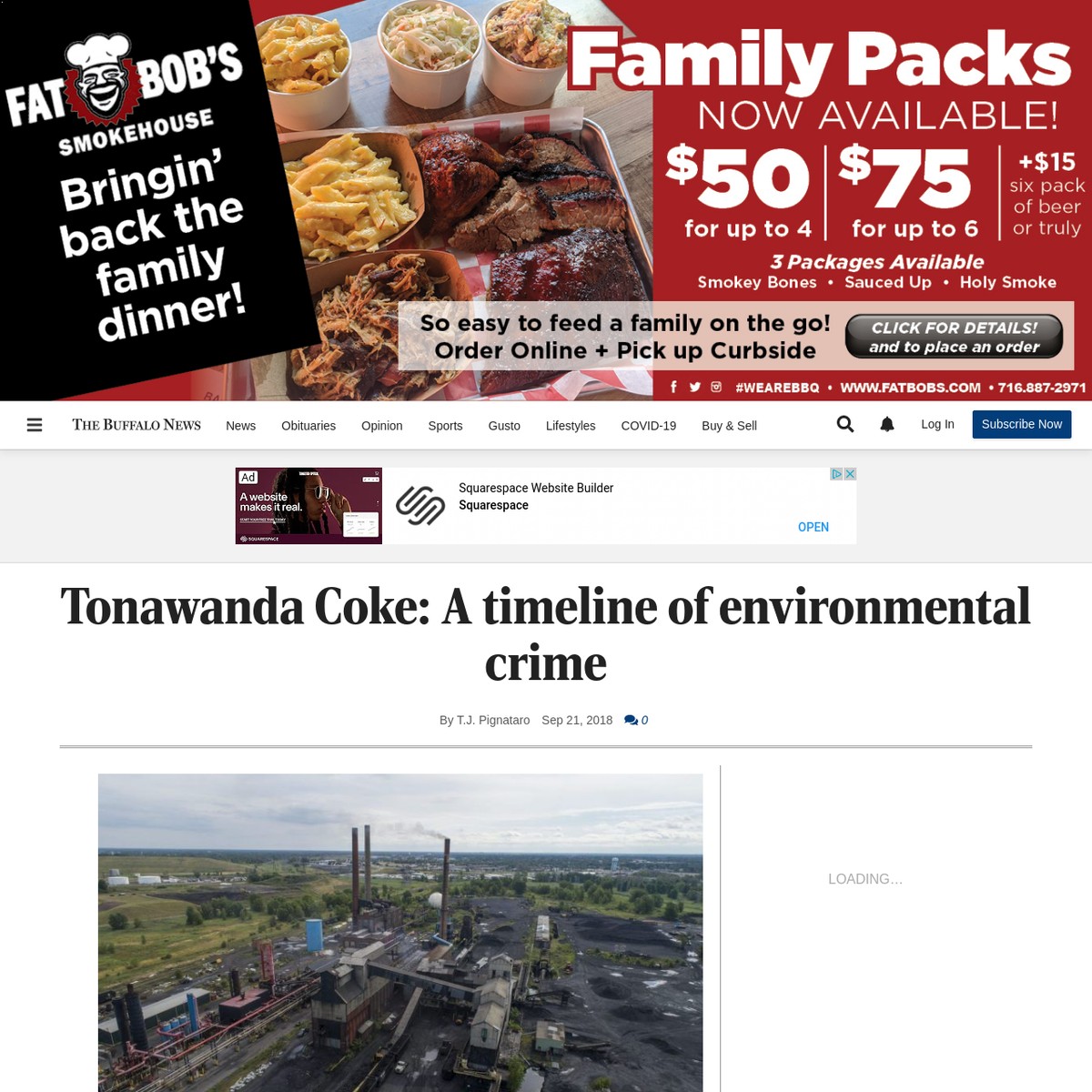 Tonawanda Coke A timeline of environmental crime — Are.na