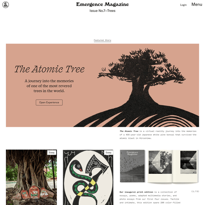 Issue 07: TREES - Emergence Magazine