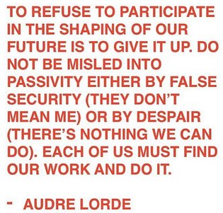 From Audre Lorde's "Learning from the 60s" essay #repost @zorasc 🌹