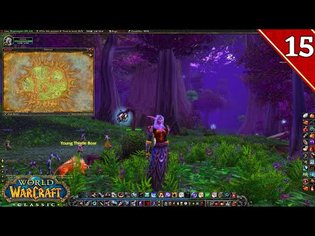 Exploring World of Warcraft #15 | Teldrassil V.2 (Night) - (Shadowglen to Darnassus) | Music on Loop