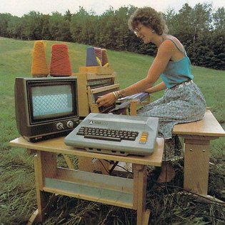 Cool photo and artist line-up "The Computer Pays It's Debt: Women, Textiles, and Technology, 1965-1985" open now through Sep...