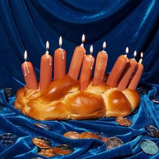 Challah bread and kosher hot dogs 🔥🌭🔥Holiday series for @Vice. More coming soon!