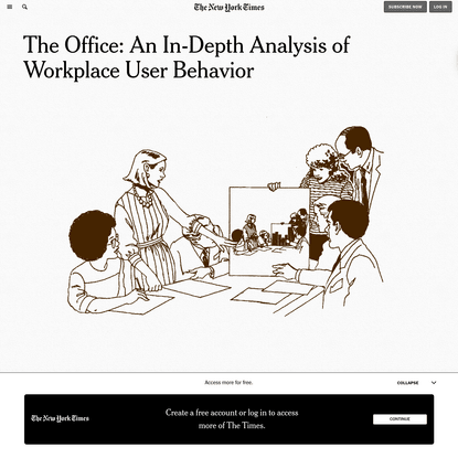 The Office: An In-Depth Analysis of Workplace User Behavior