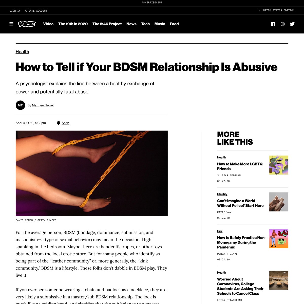 How To Tell If Your Bdsm Relationship Is Abusive — Arena