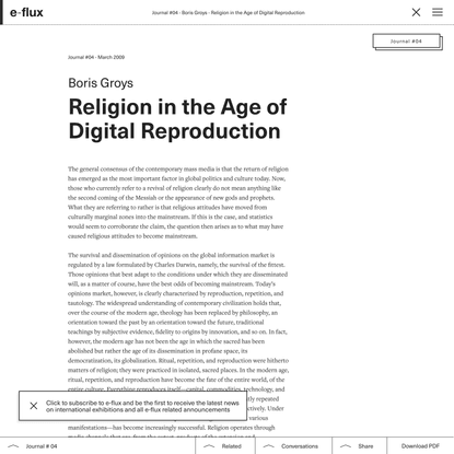 Religion in the Age of Digital Reproduction