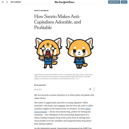How Sanrio Makes Anti-Capitalism Adorable, and Profitable