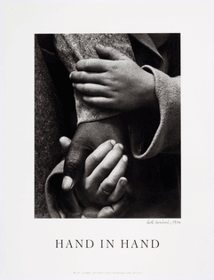 Ruth Bernhard [Exhibition poster for Hand in Hand]
